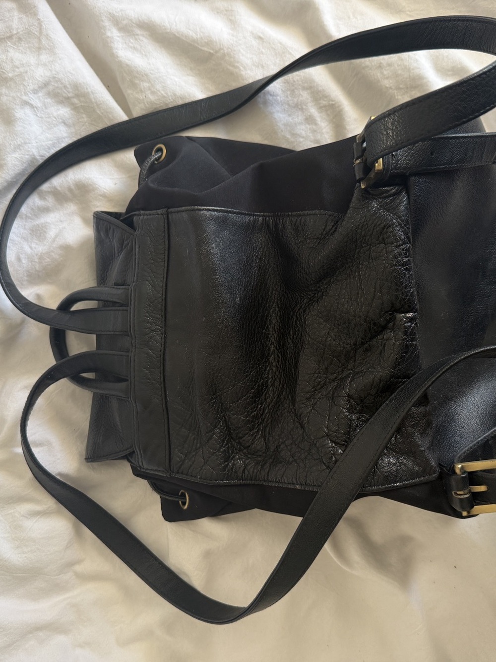 Vintage Gianna Bernini Small Leather Backpack Festival - Picture 4 of 6